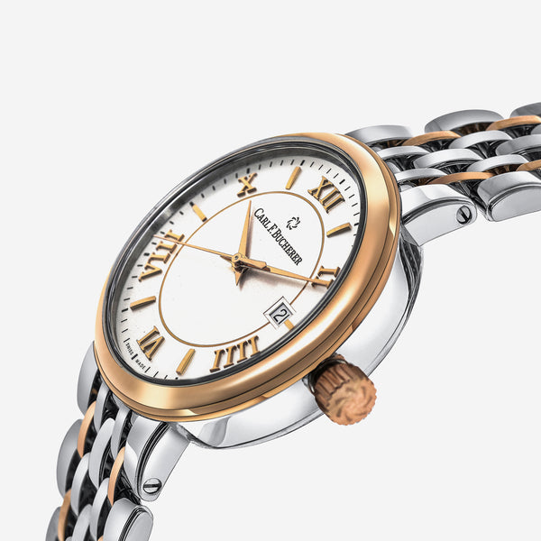 Carl F. Bucherer Adamavi AutoDate 18K Rose & Stainless Steel Gold Automatic Men's Watch 00.10314.07.15.21 - THE SOLIST