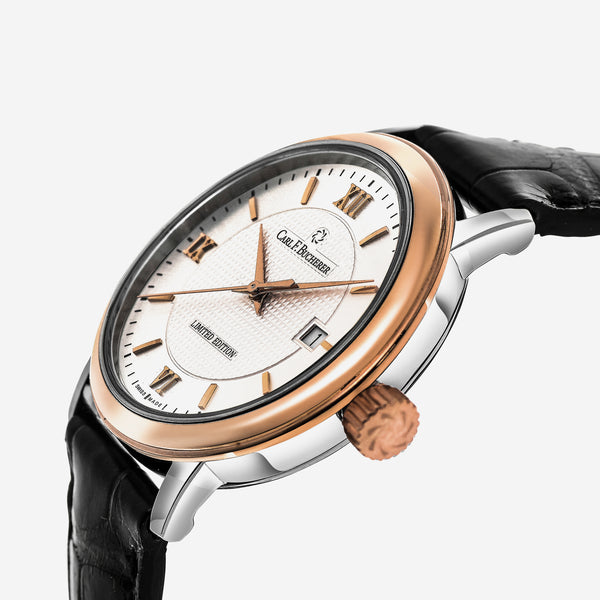 Carl F. Bucherer Adamavi AutoDate 18K Rose Gold & Stainless Steel Limited Edition Automatic Men's Watch 00.10314.07.15.99 - THE SOLIST