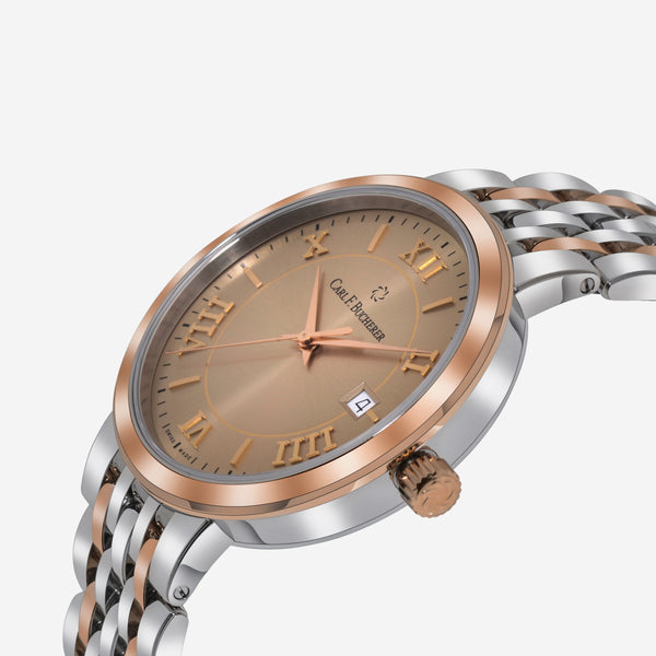 Carl F. Bucherer Adamavi AutoDate 18K Rose Gold & Stainless Steel Automatic Men's Watch 00.10314.07.45.21 - THE SOLIST