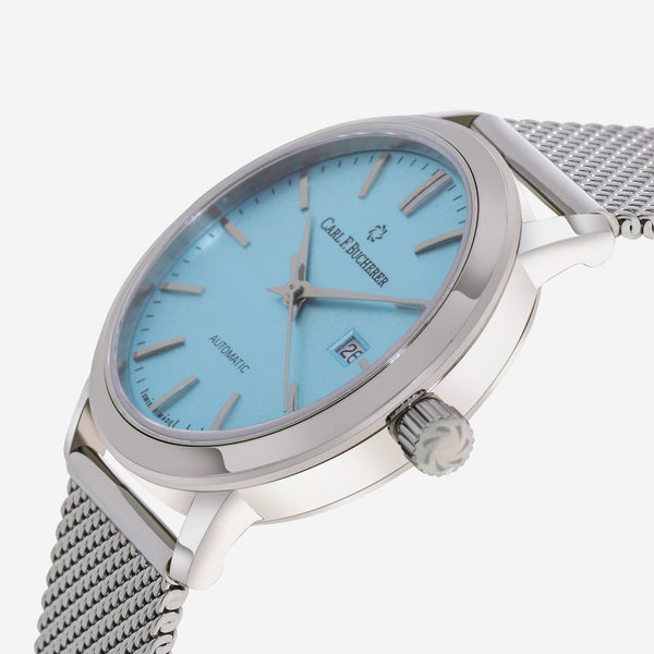 Carl F. Bucherer Adamavi Date Blue Dial Stainless Steel Women's Automatic Watch 00.10320.08.53.21 - THE SOLIST