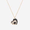 Crivelli 18K Rose Gold Diamond Crooked Heart Pendant Necklace 000-3011NS - THE SOLIST
