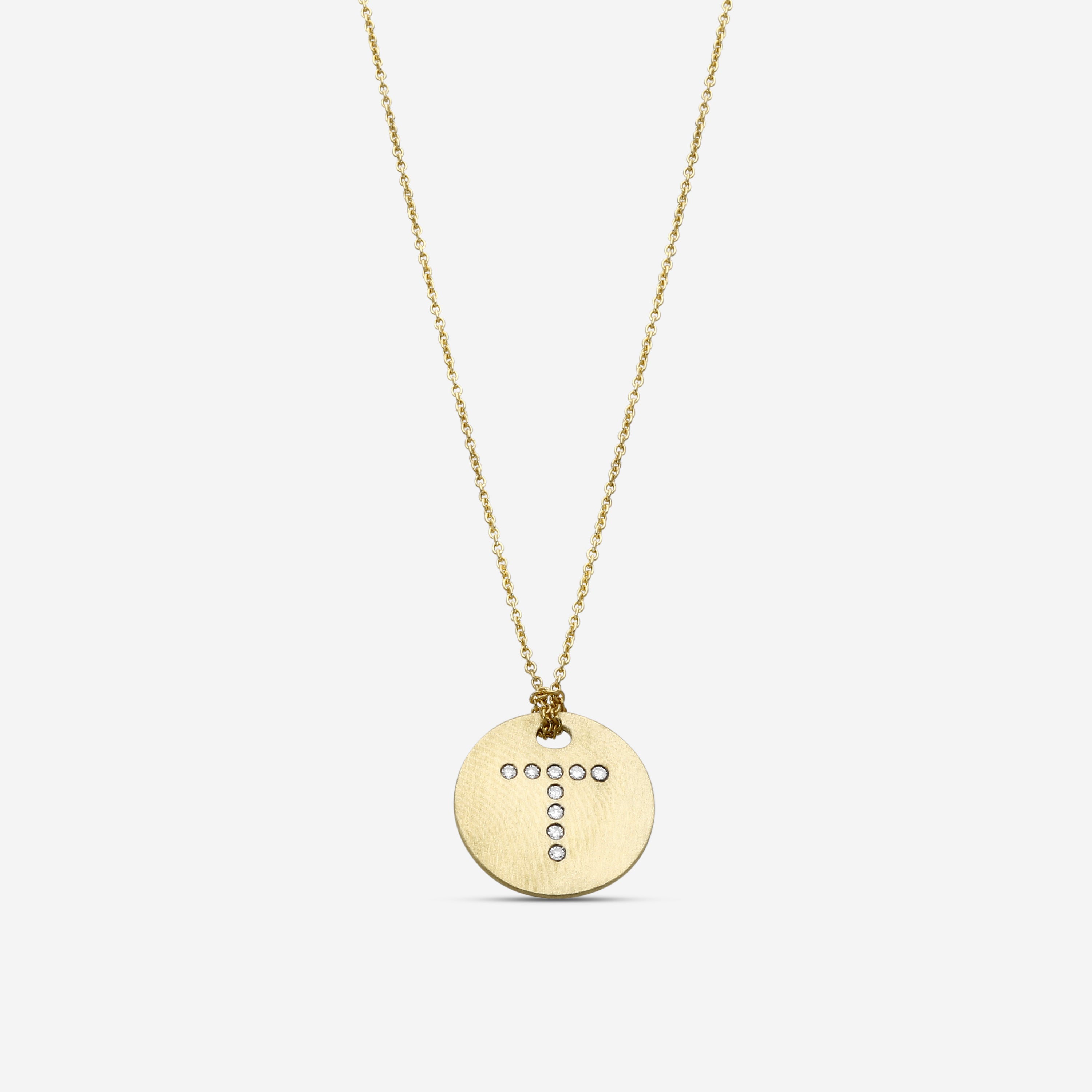Roberto Coin Tiny Treasures 18K Yellow Gold Diamond Circle