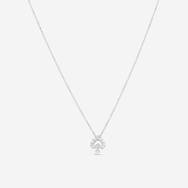 Roberto Coin 18K White Gold Diamond Pendant Necklace 001589AWCHX0 - THE SOLIST