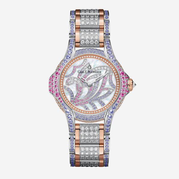Carl F. Bucherer Pathos Swan 18K Rose & White Gold Limited Edition Ladies' Quartz Watch 00.10590.09.90.31