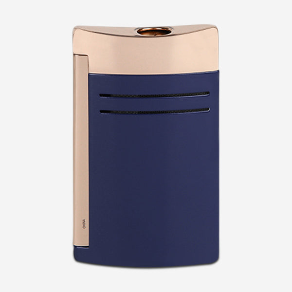 S.T. Dupont Maxijet Royal Blue Rose Gold Plated Lacquer Lighter 020173