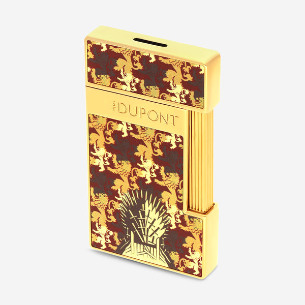 S.T. Dupont Slimmy Noble Houses Lannister Burgundy Zamak Brass Lighter 028111