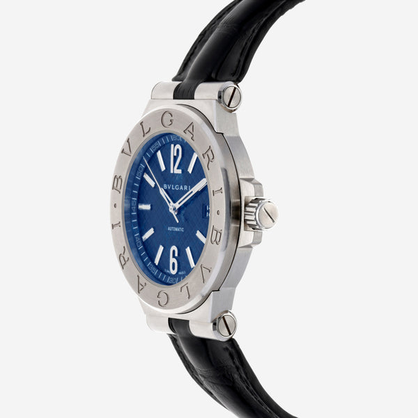 Bulgari Diagono Stainless Steel Date Automatic Men's Watch 101621
