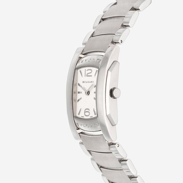 Bvlgari Assioma D Silver Dial Stainless Steel Ladies Watch