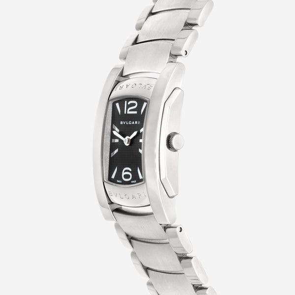 Bvlgari Assioma D Black Dial Stainless Steel Ladies Watch