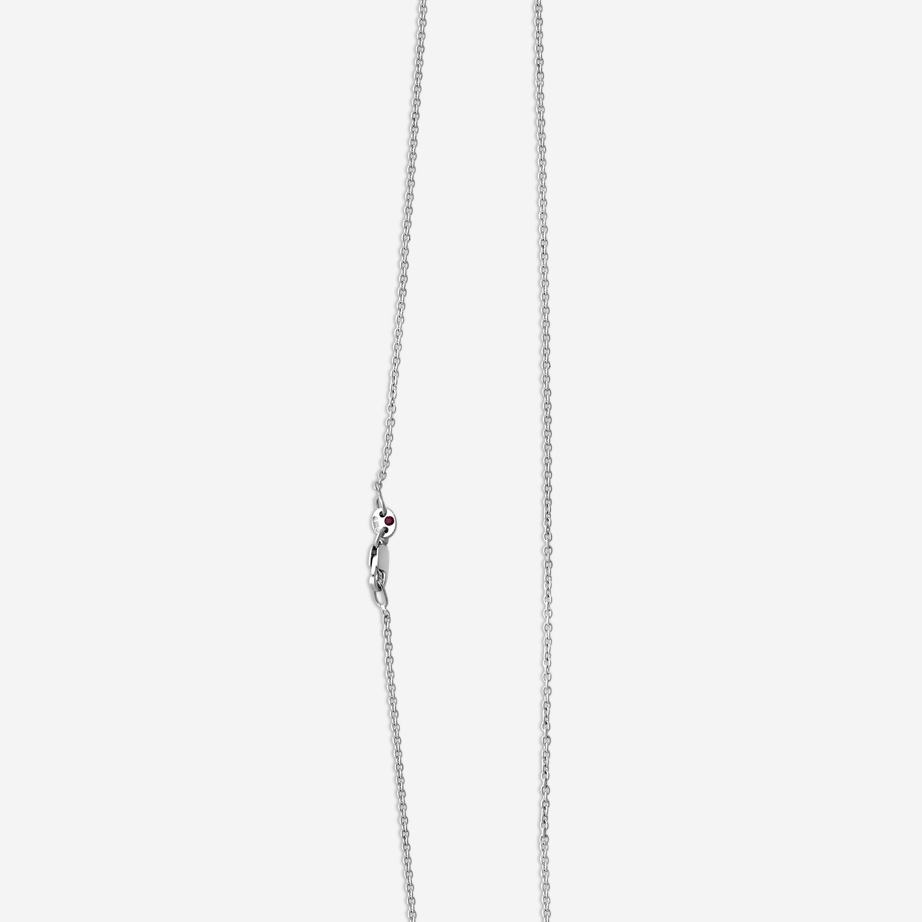 Roberto Coin Tiny Treasures 18K White Gold Diamond Pendant Necklace 111489AWCHX0 - THE SOLIST