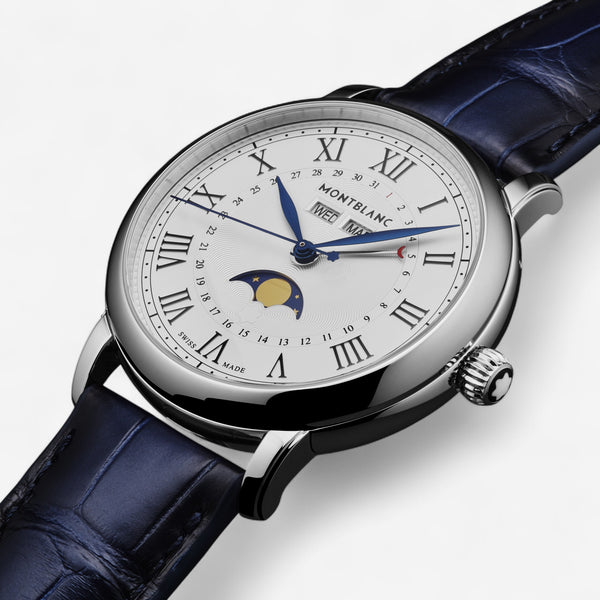 Montblanc Star Legacy Full Calendar Stainless Steel Automatic Men's Watch 128676