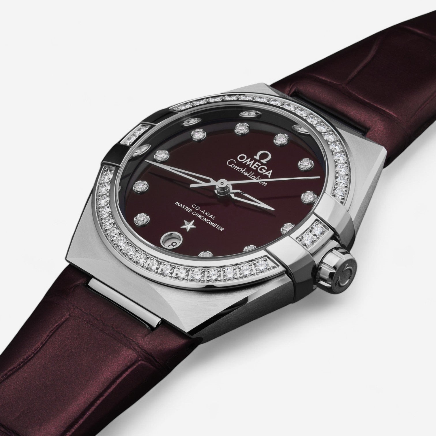 Omega Constellation Stainless Steel Diamond Automatic Ladies Watch 131.18.36.20.61.001