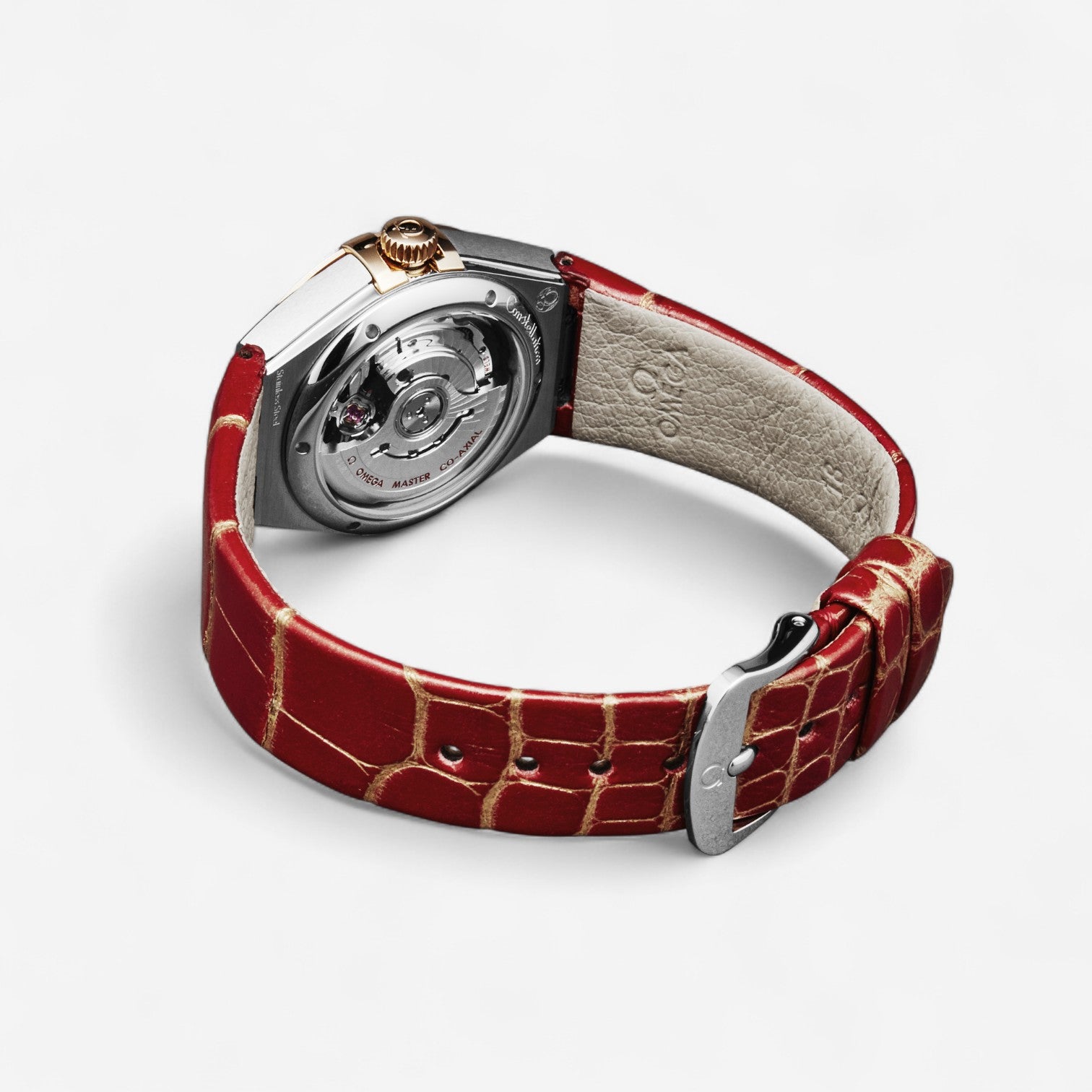 Omega Constellation Stainless Steel & 18K Rose Gold Automatic Ladies Watch 131.23.29.20.99.002