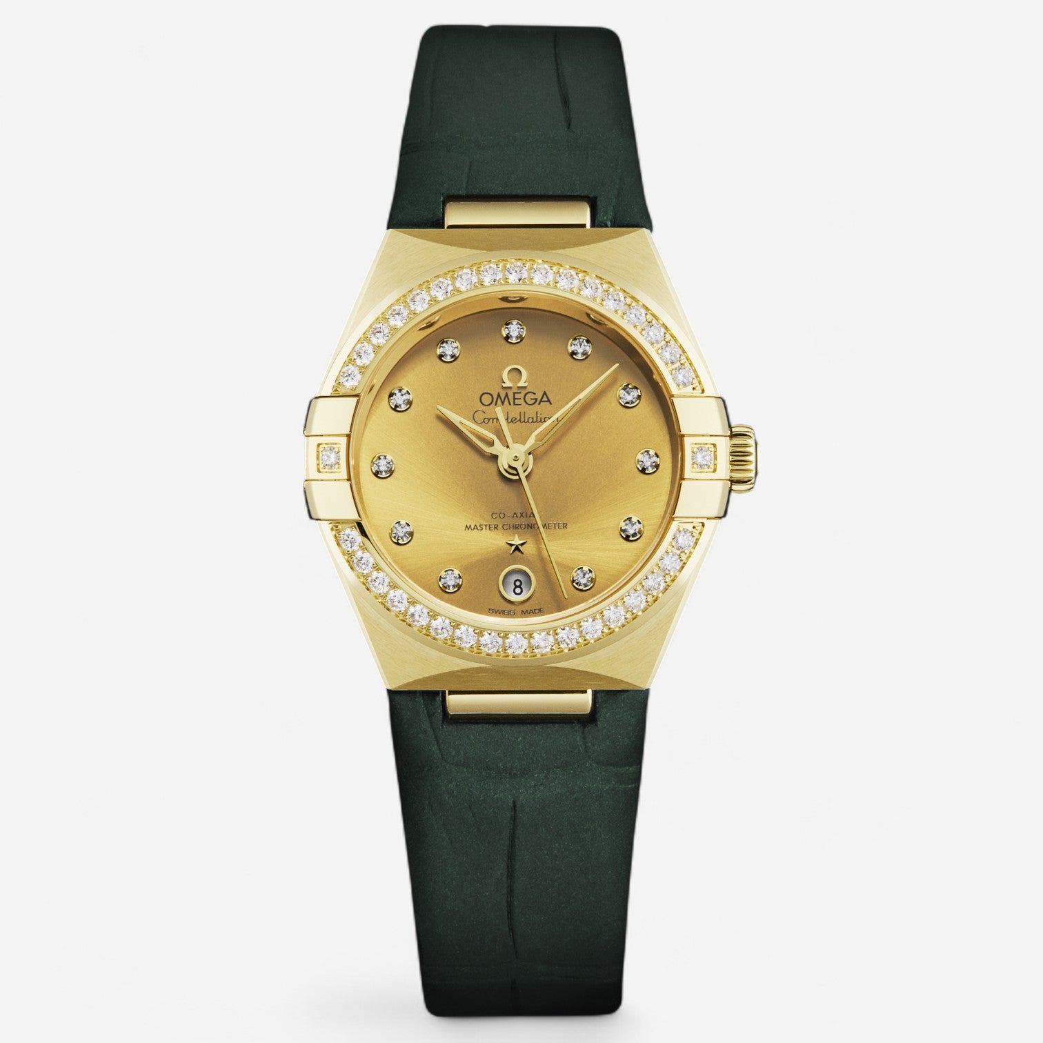 Omega Constellation 18K Yellow Gold Automatic Ladies Watch 131.58.29.20.58.001