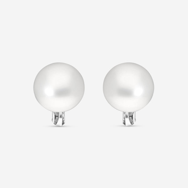 Assael Platinum South Sea Cultured Pearl Clipback Earrings E6716 - THE SOLIST