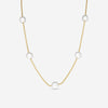 Assael 18K Yellow Gold Japanese Akoya Cultured Pearl Silk Necklace NSA859Y17-7 - THE SOLIST