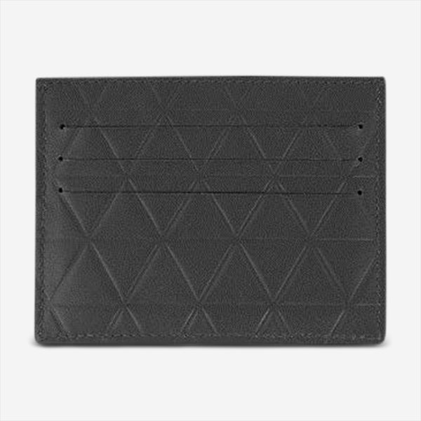 S.T. Dupont Firehead Black Leather Card Holder 161109