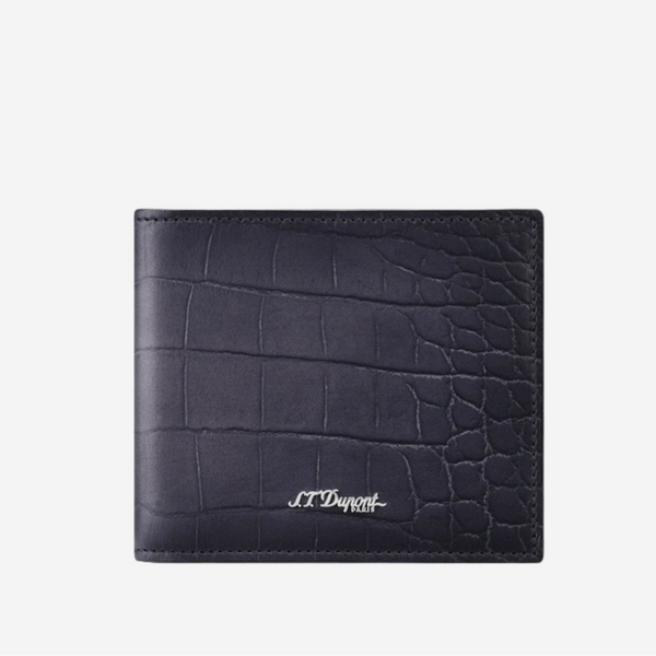 S.T. Dupont Atelier Black Leather Wallet 190577