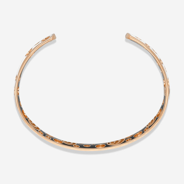 Damiani Damianissima 18K Rose Gold & Ceramic Diamond Cuff Bracelet 20058585 - THE SOLIST