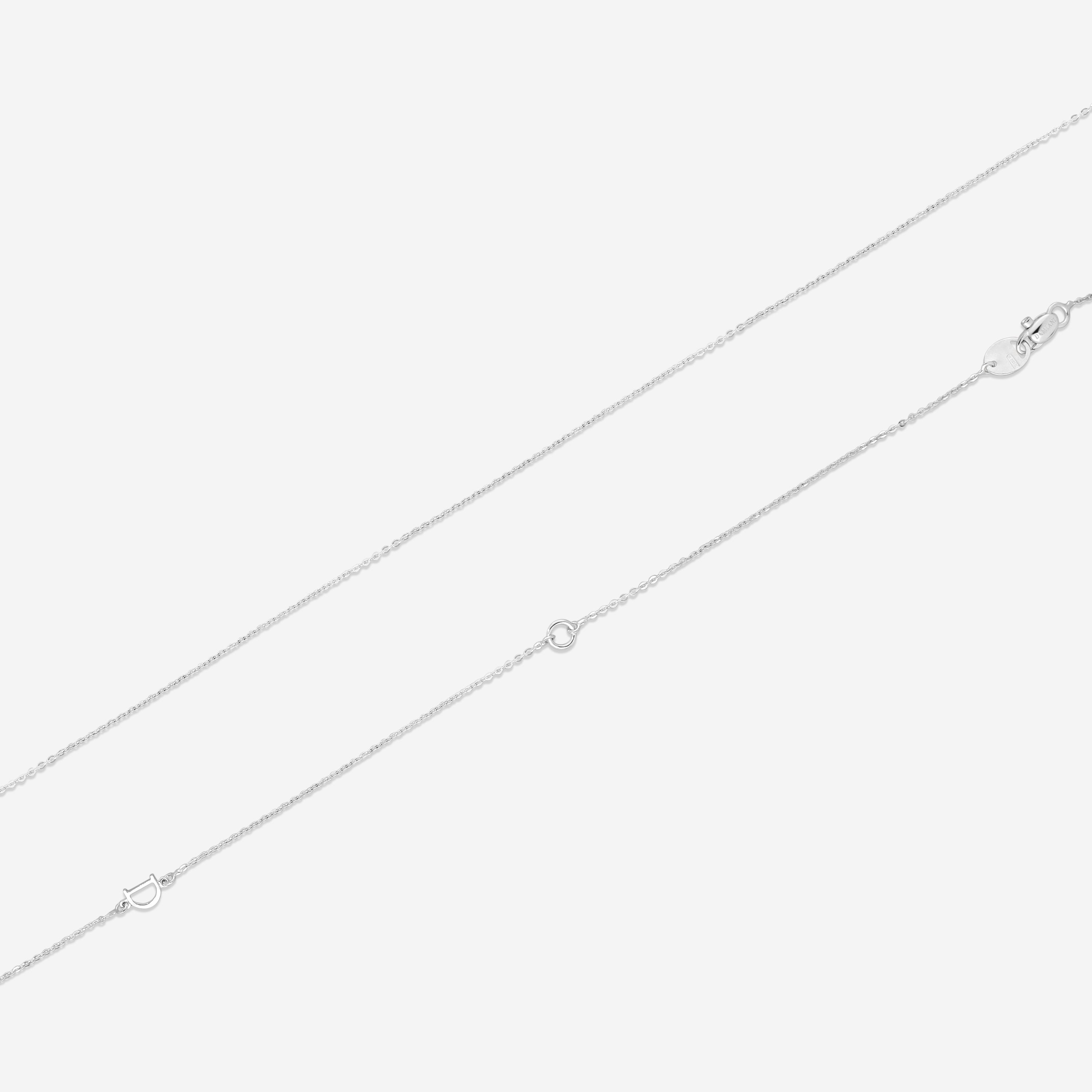 Damiani 18K Whıte Gold Diamond Pendant Necklace 20061334 - THE SOLIST