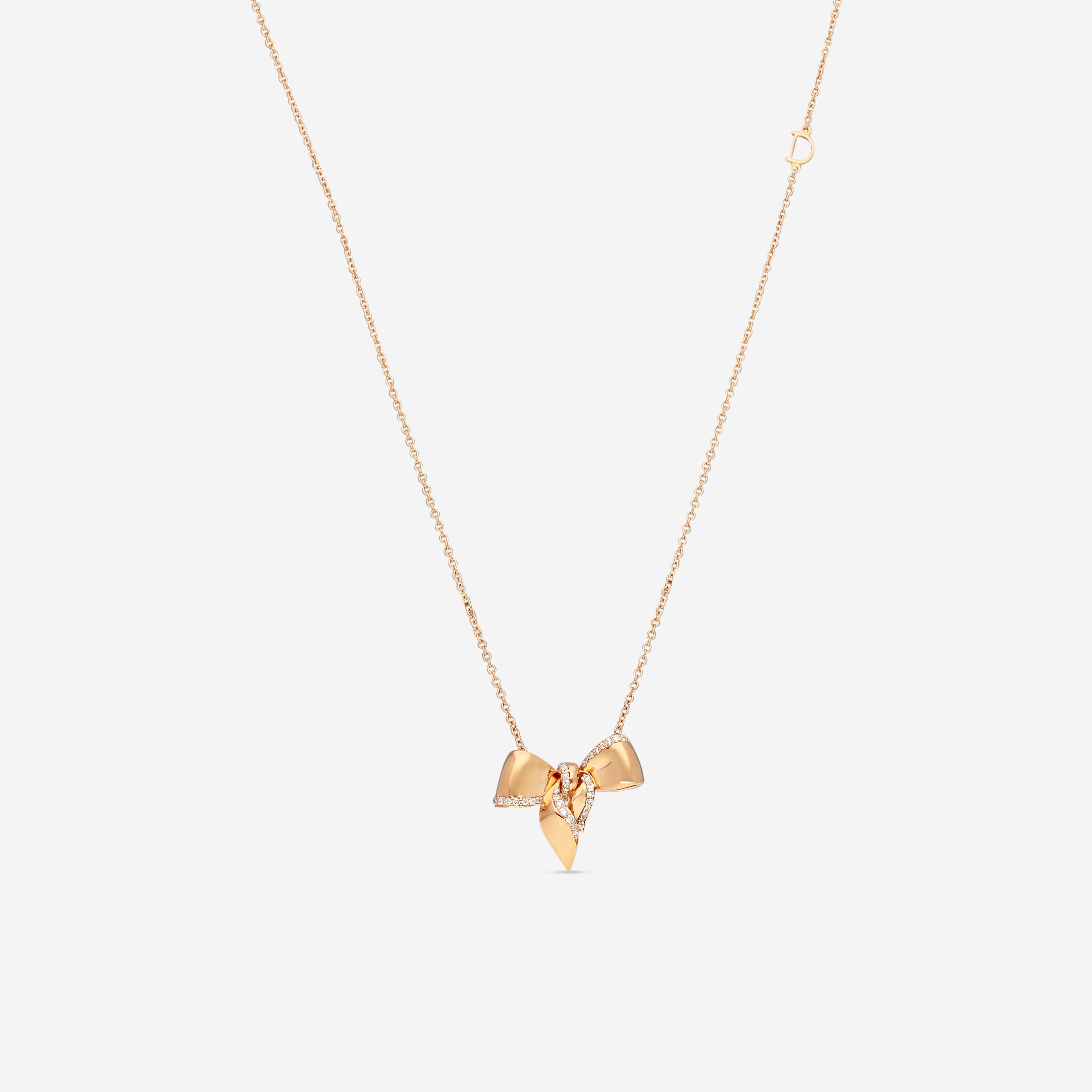 Damiani 18K Rose Gold Diamond Necklace 20068522 - THE SOLIST