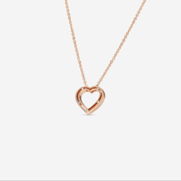 Damiani 18K Rose Gold Diamond Pendant Necklace 20076846 - THE SOLIST
