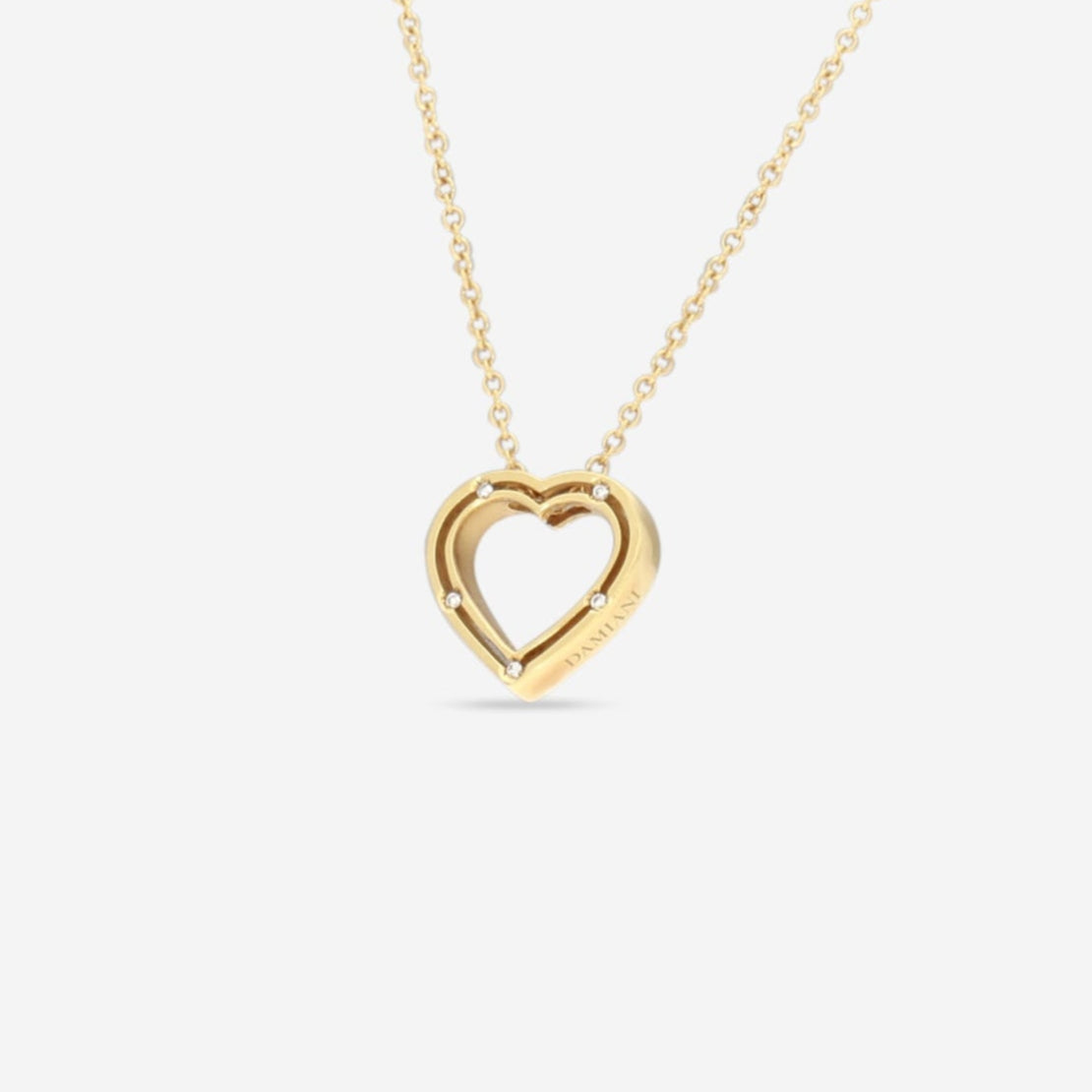 Damiani 18K Yellow Gold Diamond Pendant Necklace 20077090 - THE SOLIST