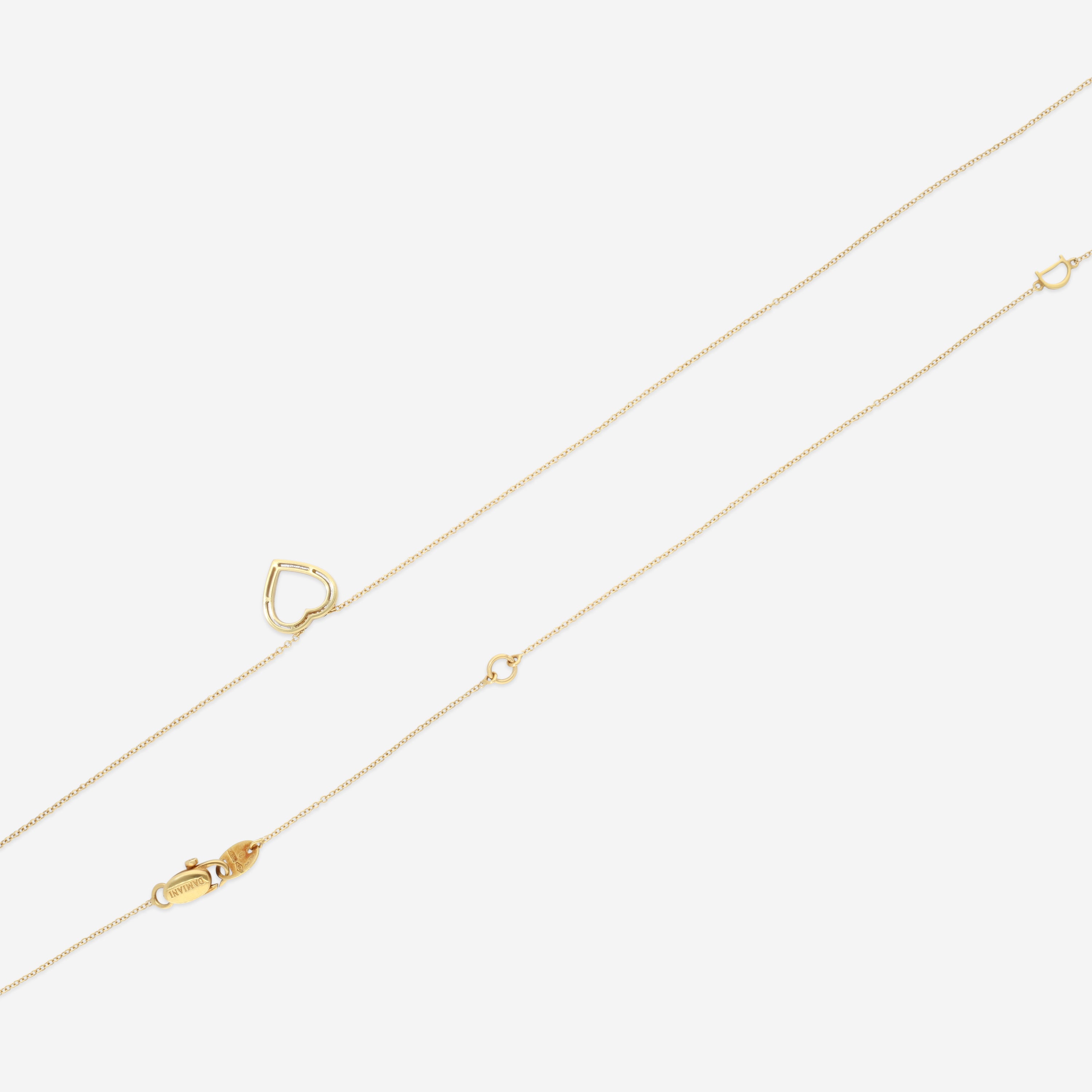 Damiani 18K Yellow Gold Diamond Pendant Necklace 20077090 - THE SOLIST