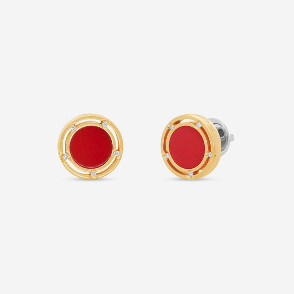 Damiani 18K Rose Gold & 18K White Gold Diamond Stud Earrings 20086728 - THE SOLIST