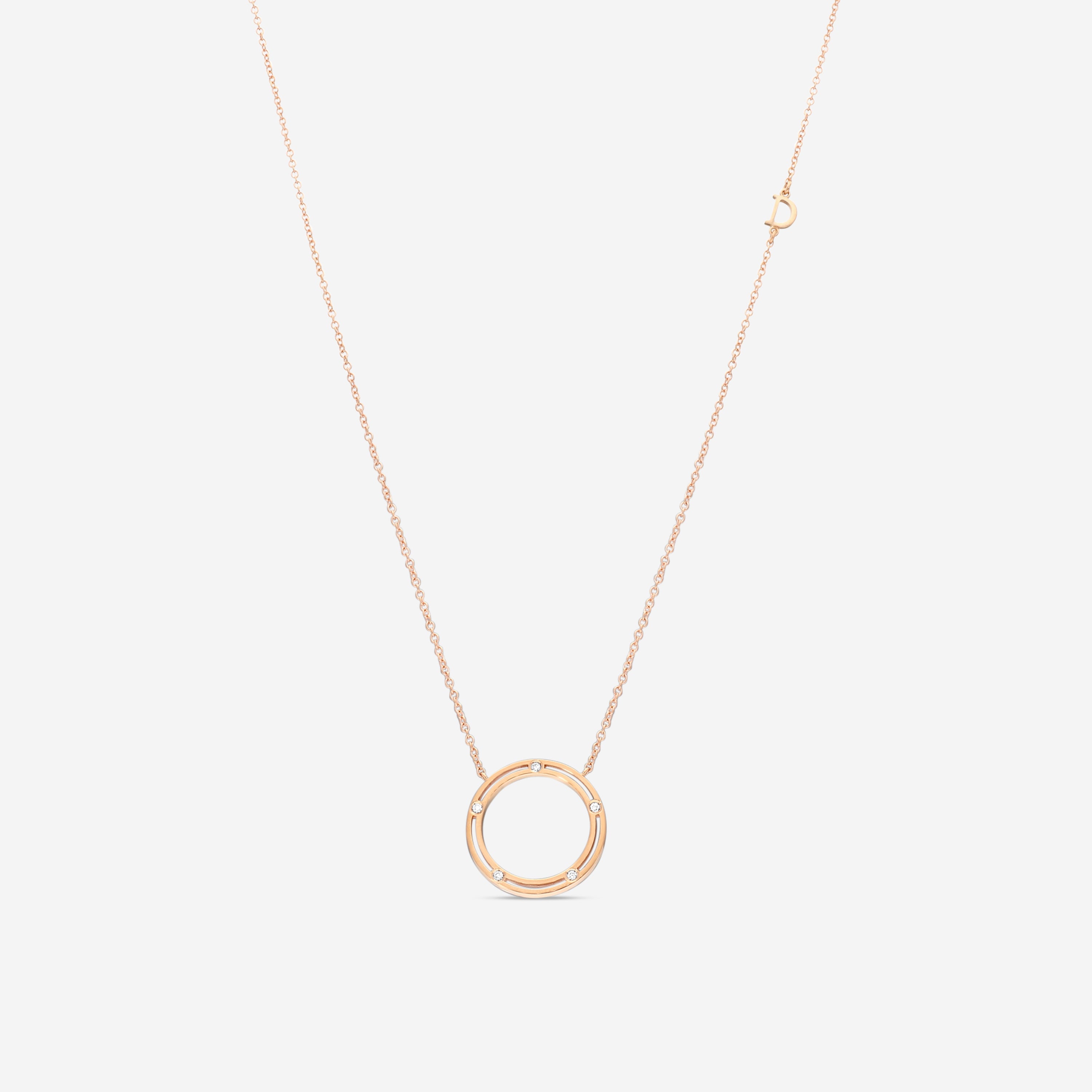 Damiani 18K Rose Gold Diamond Rope Necklace 20086949 - THE SOLIST