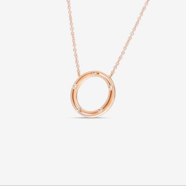 Damiani 18K Rose Gold Diamond Rope Necklace 20086949 - THE SOLIST