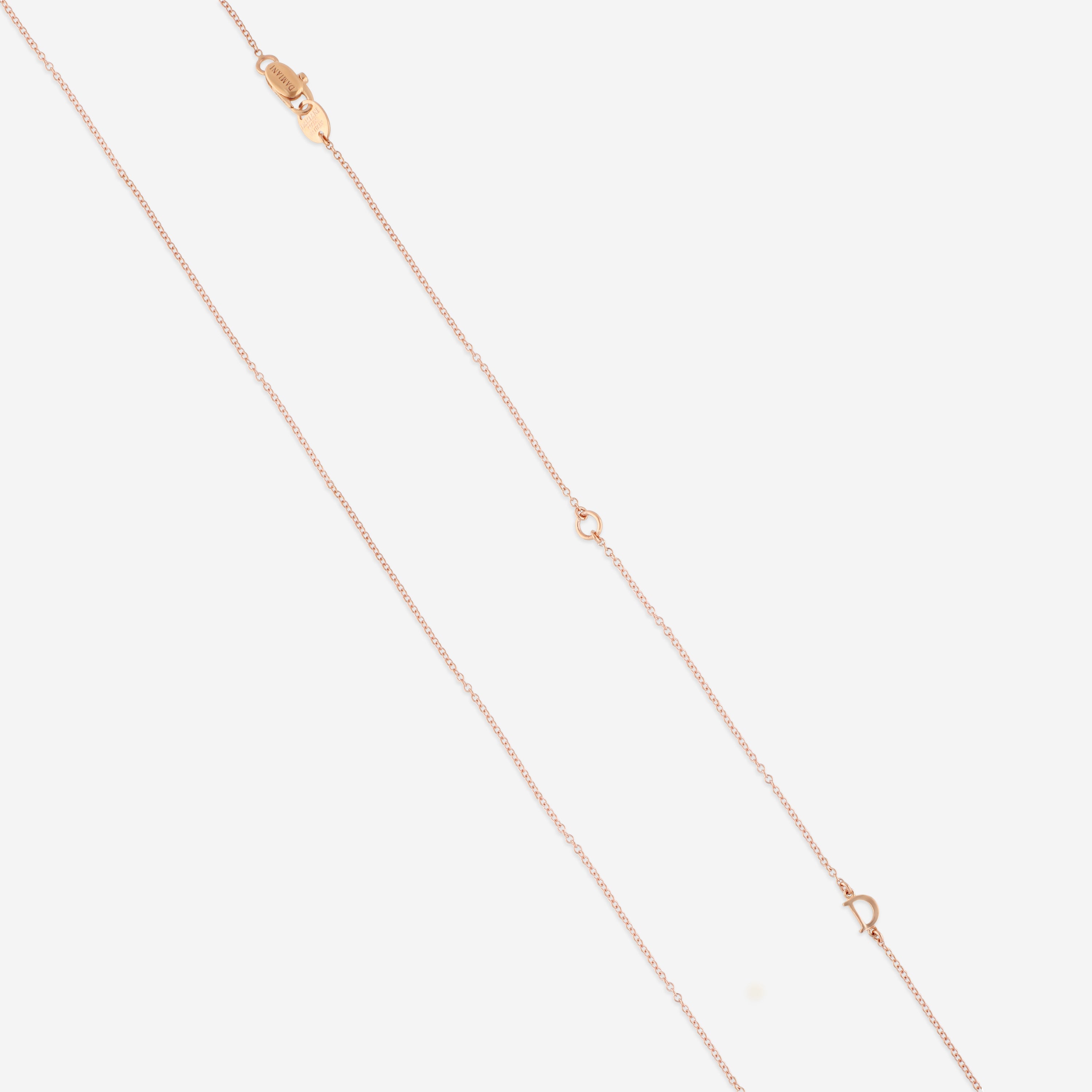 Damiani 18K Rose Gold Diamond Rope Necklace 20086949 - THE SOLIST