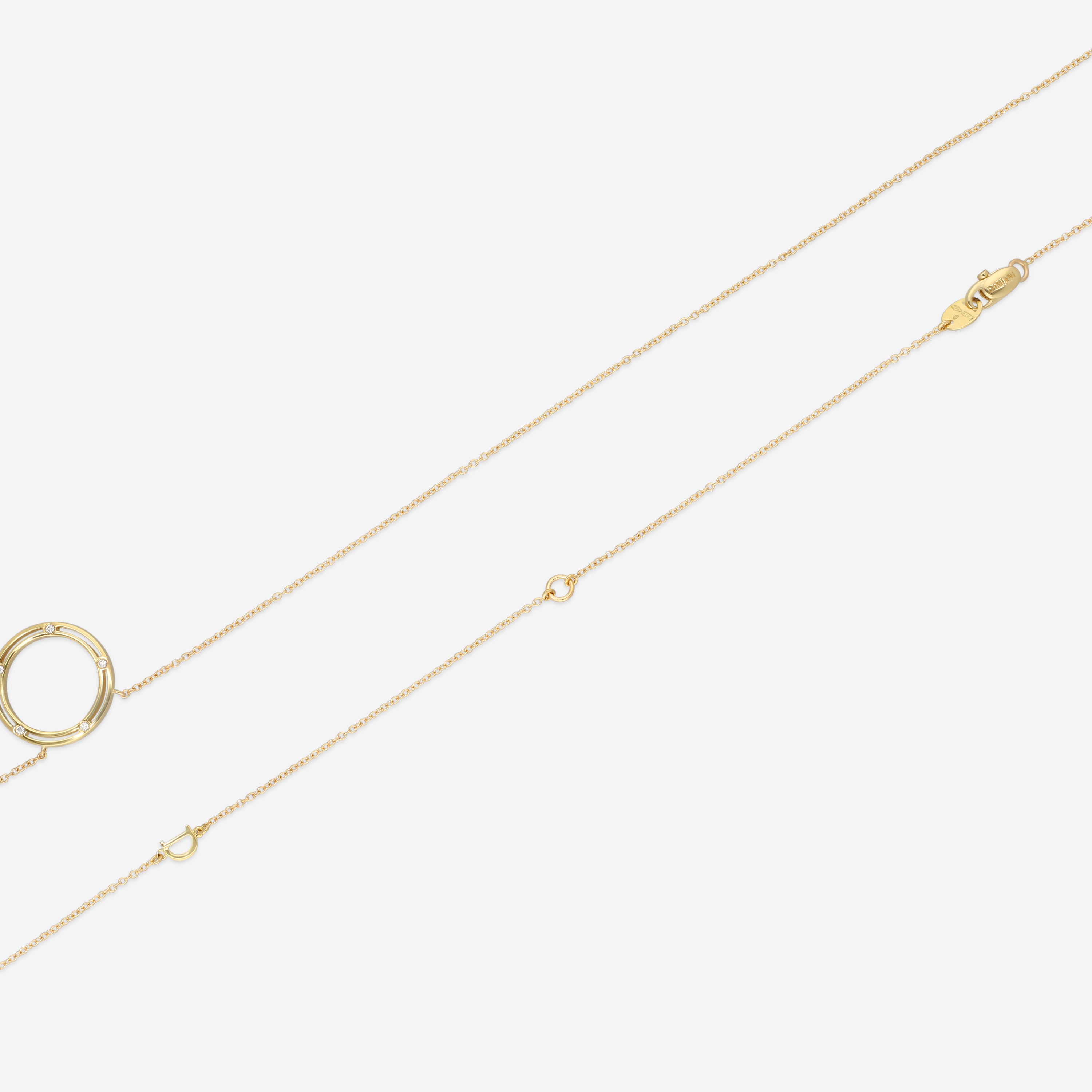 Damiani 18K Yellow Gold Diamond Rope Necklace 20087269 - THE SOLIST