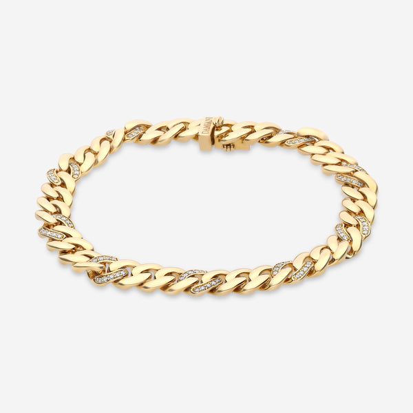 Damiani 18K Yellow Gold, Diamond Link Bracelet 20089539 - THE SOLIST