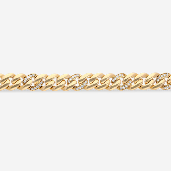 Damiani 18K Yellow Gold, Diamond Link Bracelet 20089539 - THE SOLIST