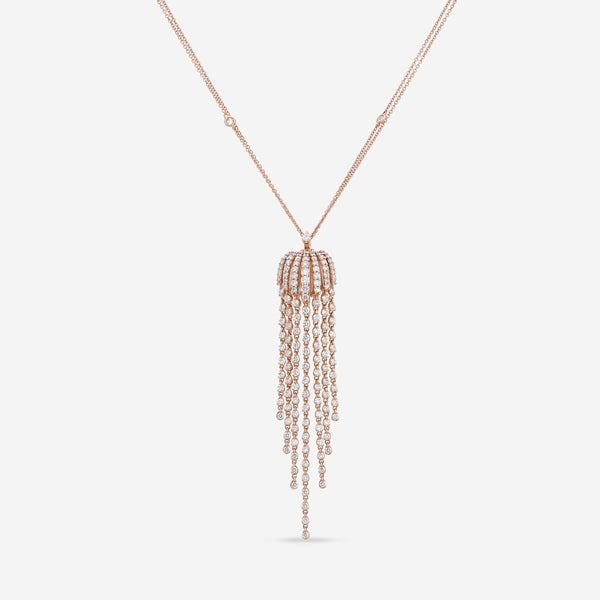 Damiani Sorgente D 18K Rose Gold, Diamond 3.05ct. tw. Pendant Necklace 20092254 - THE SOLIST
