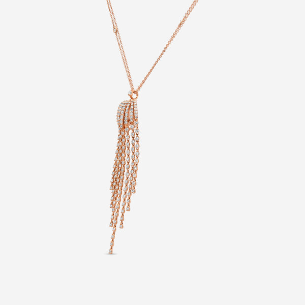Damiani Sorgente D 18K Rose Gold, Diamond 3.05ct. tw. Pendant Necklace 20092254 - THE SOLIST