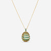 Fabergé Essence 18K Yellow Gold Emerald Spiral Egg Pendant 171FP1161 - THE SOLIST