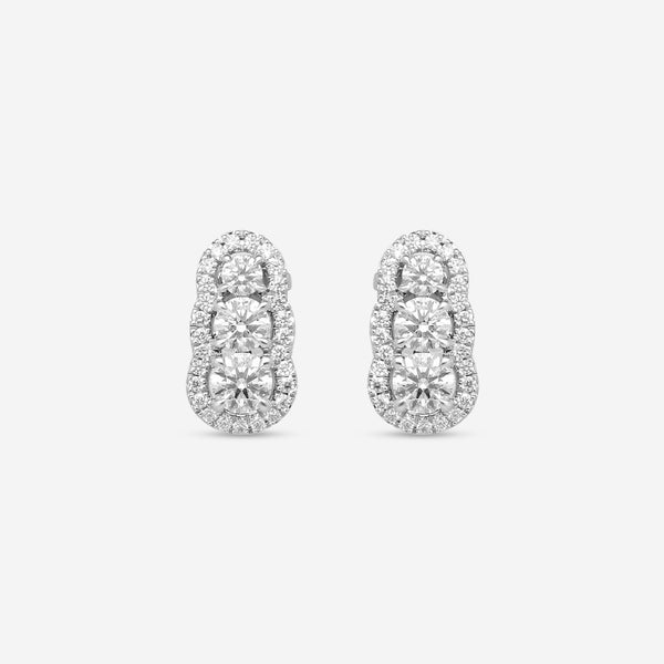 Hearts On Fire Aurora 18K White Gold Diamond Earrings HFEAUR01278W-C - THE SOLIST