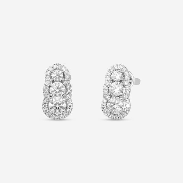 Hearts On Fire Aurora 18K White Gold Diamond Earrings HFEAUR01278W-C - THE SOLIST