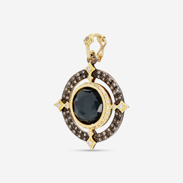 Armenta 18K Yellow Gold, 14K Rose Gold & Blackened Sterling Silver Multistone Enhancer 21187