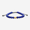 Armenta Romero 18K Yellow Gold Blue Lapis & Champagne Diamond Beaded Bracelet 21298