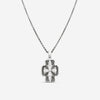 Armenta Romero Grey Sterling Silver Cross Pendant Necklace 21364