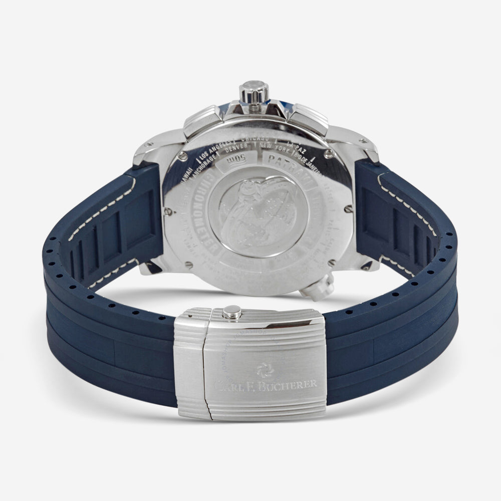 Carl F. Bucherer Patravi TravelTec Chronograph Stainless Steel Automatic Men's Watch 00.10620.23.53.01 - THE SOLIST
