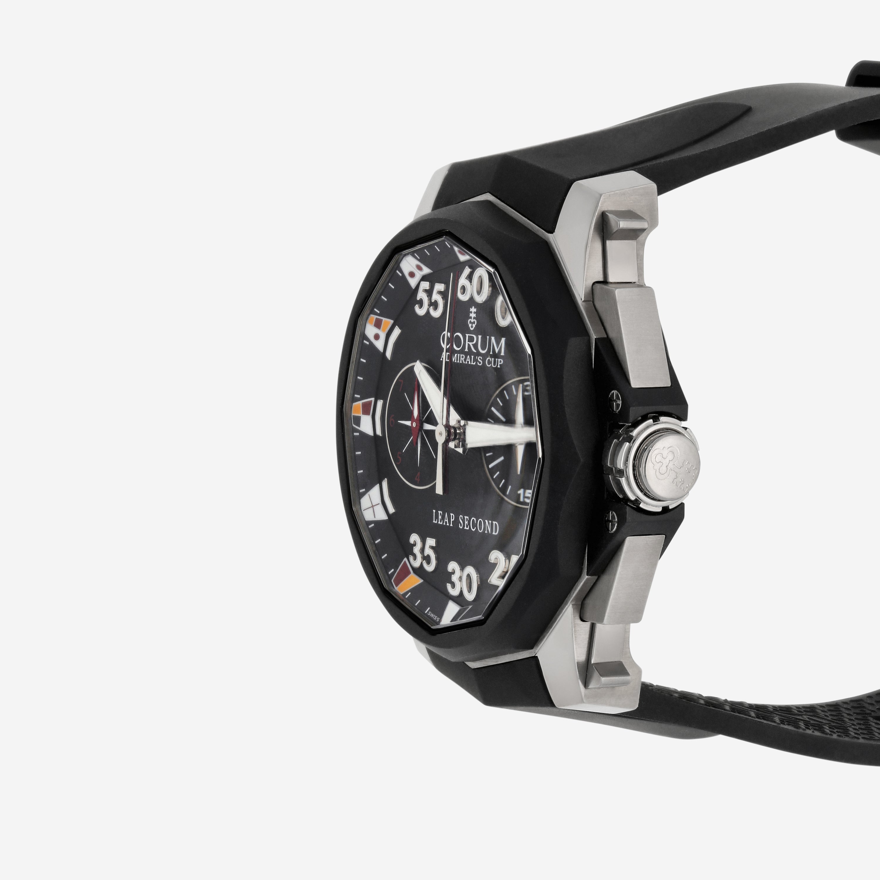 Corum Admiral's Cup 48 Leap Second Titanium Automatic Men's Watch A895/00414 - THE SOLIST