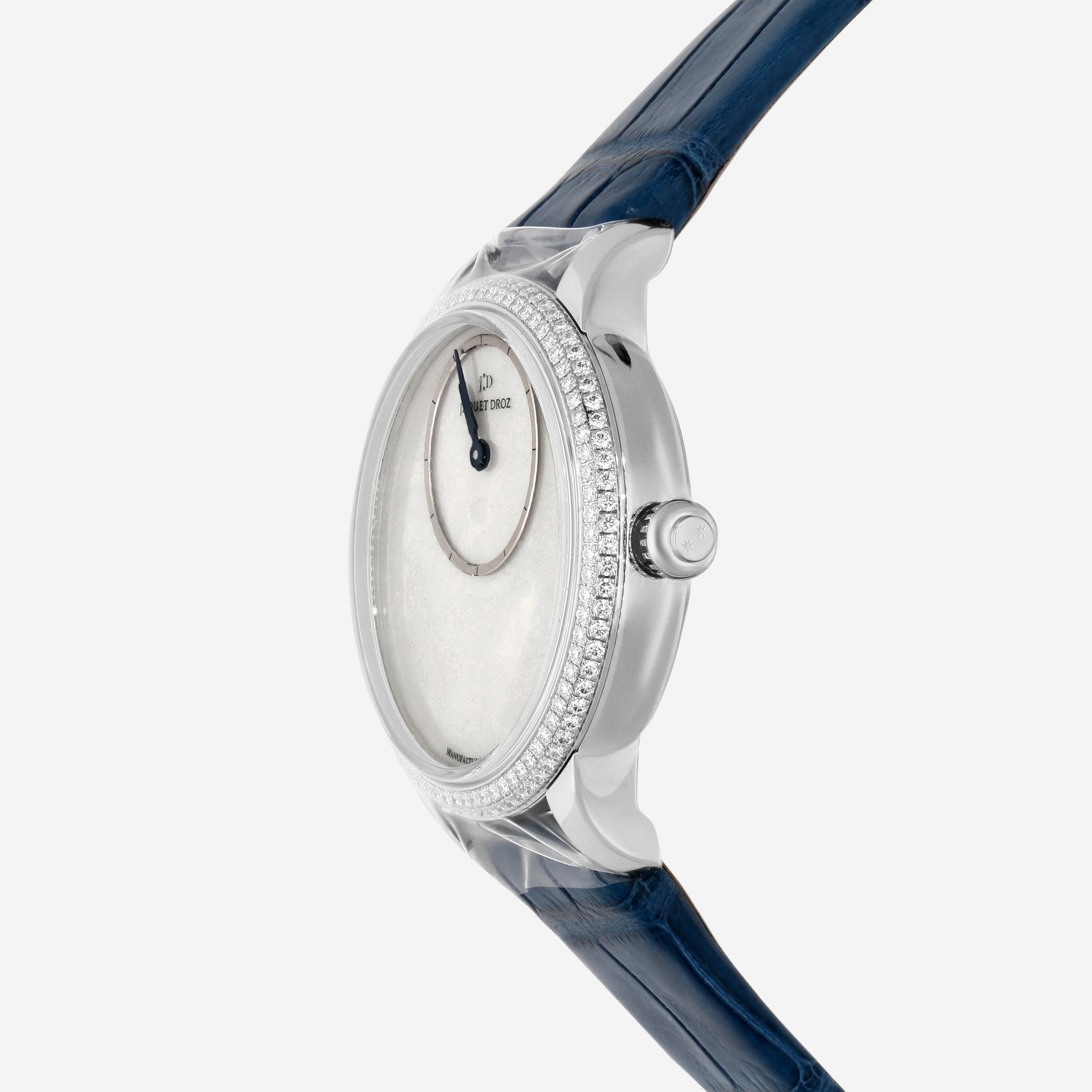 Jaquet Droz Petite Heure Minute Stainless Steel Diamond Automatic Ladies Watch J005000274