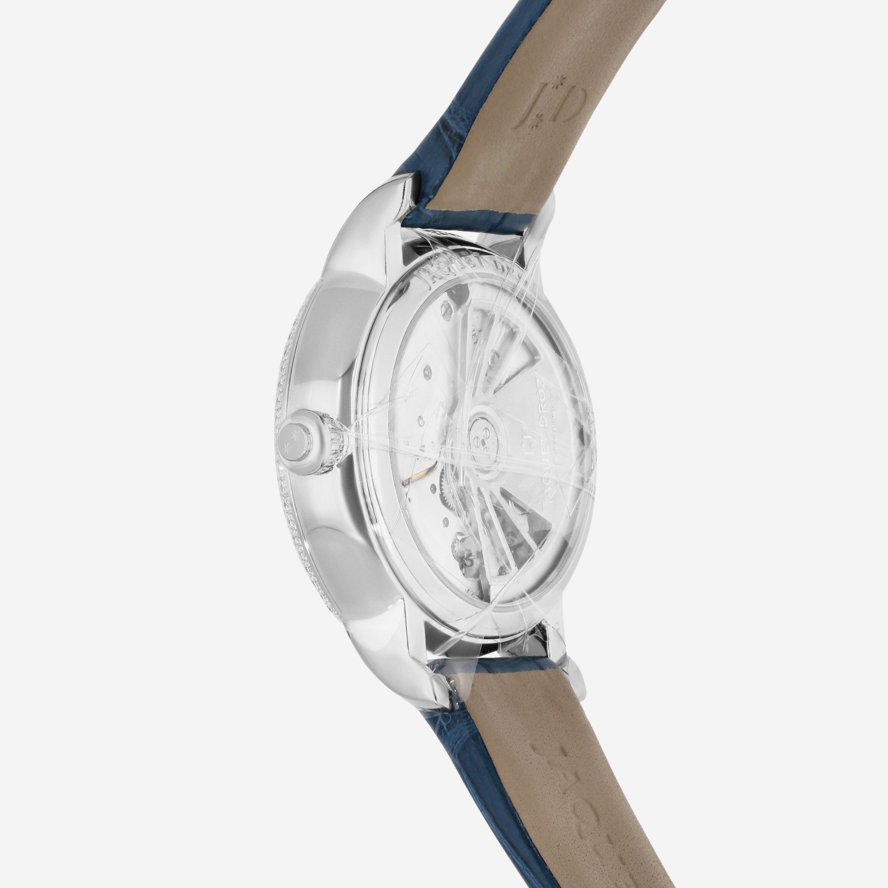 Jaquet Droz Petite Heure Minute Stainless Steel Diamond Automatic Ladies Watch J005000274