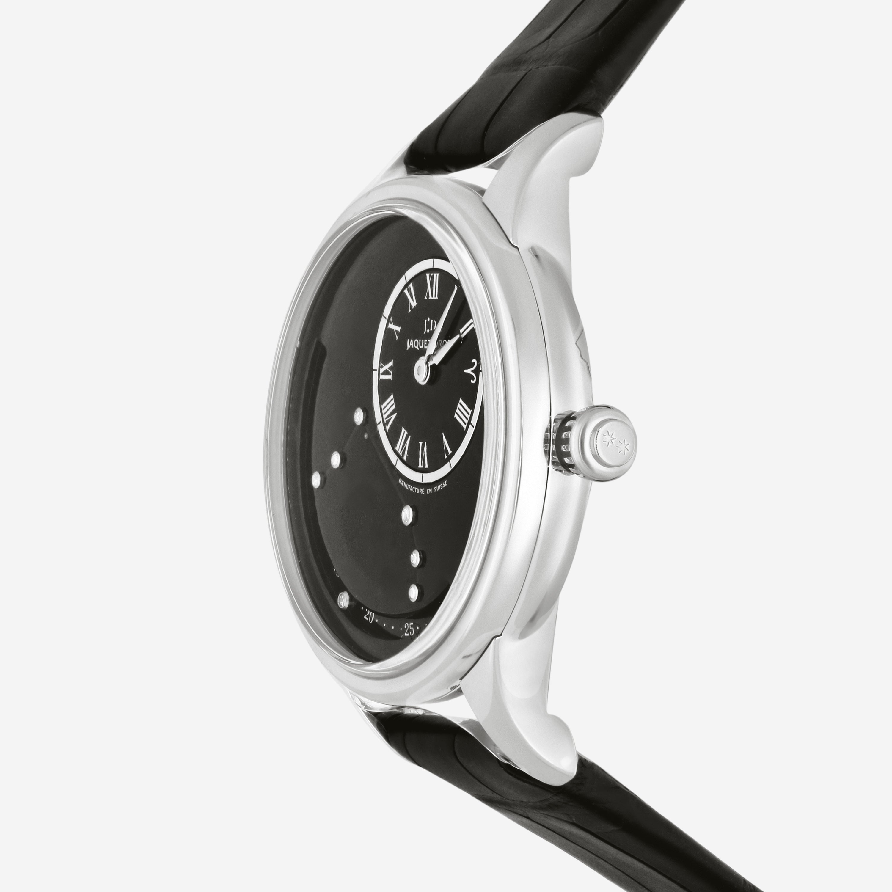 Jaquet Droz Date Astrale Zodiac Set-Aries 18K White Gold Automatic Men’s Watch J021014218
