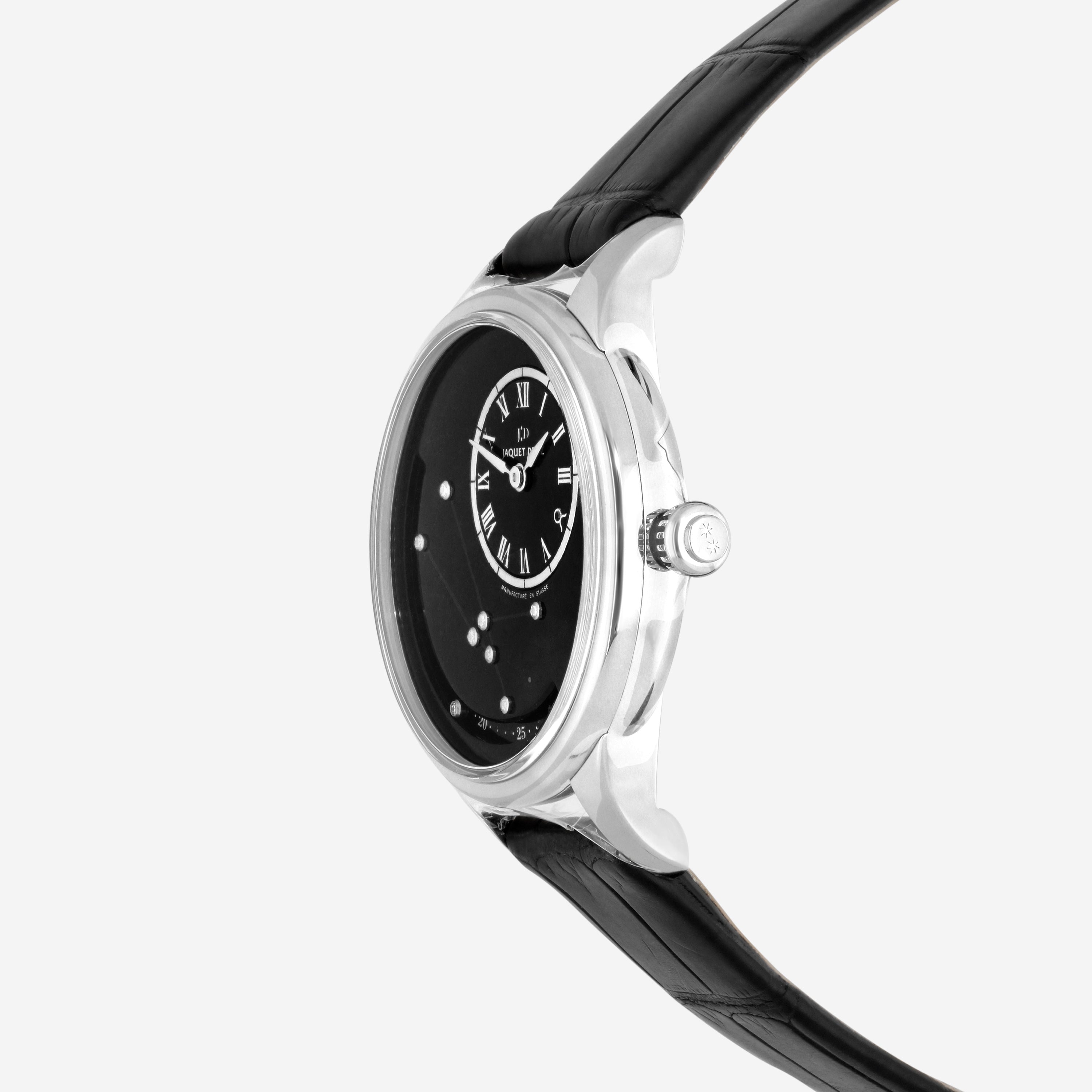 Jaquet Droz Date Astrale Zodiac Set-Taurus 18K White Gold Automatic Men’s Watch J021014219
