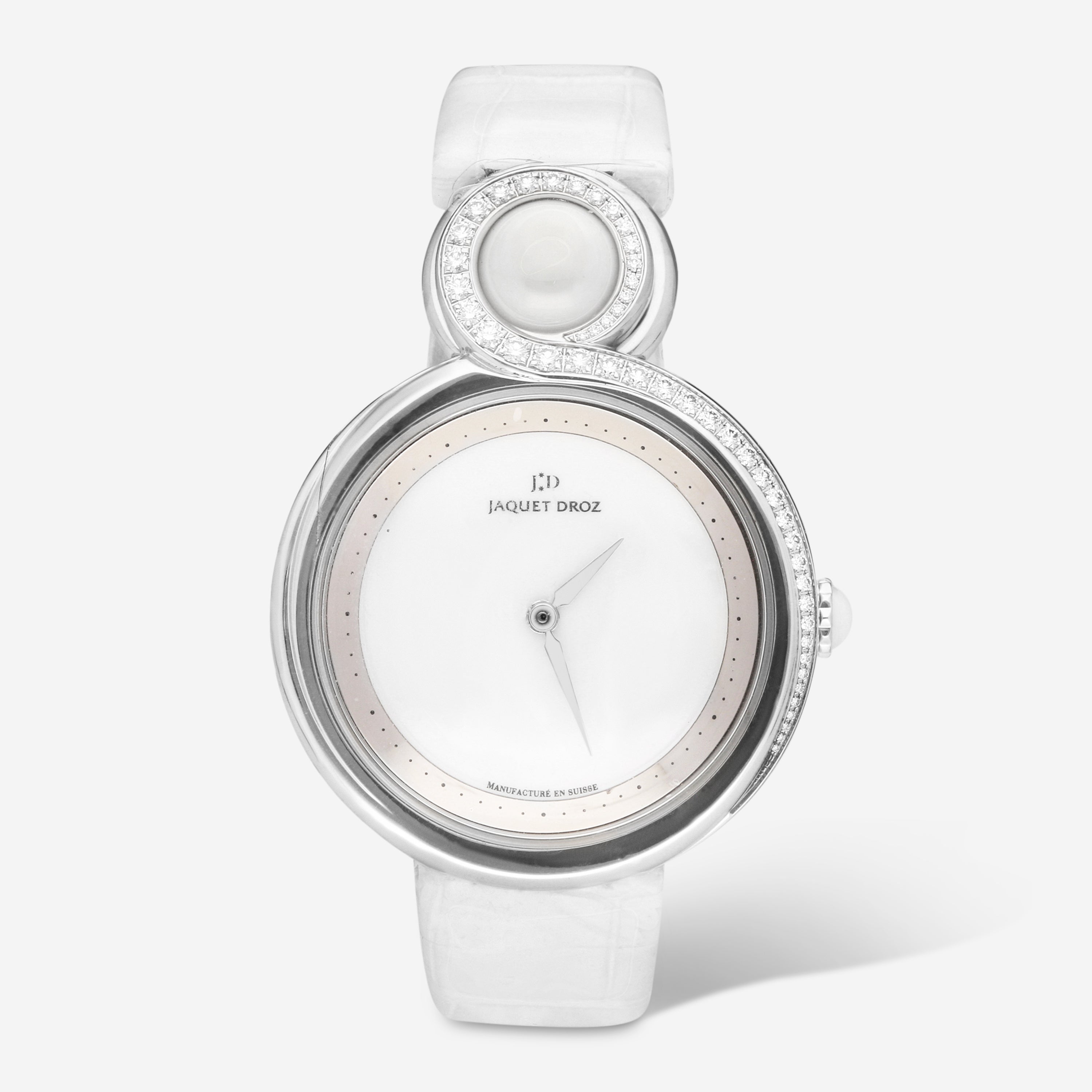 Jaquet Droz Lady 8 Stainless Steel Diamond Automatic Ladies Watch J014500241